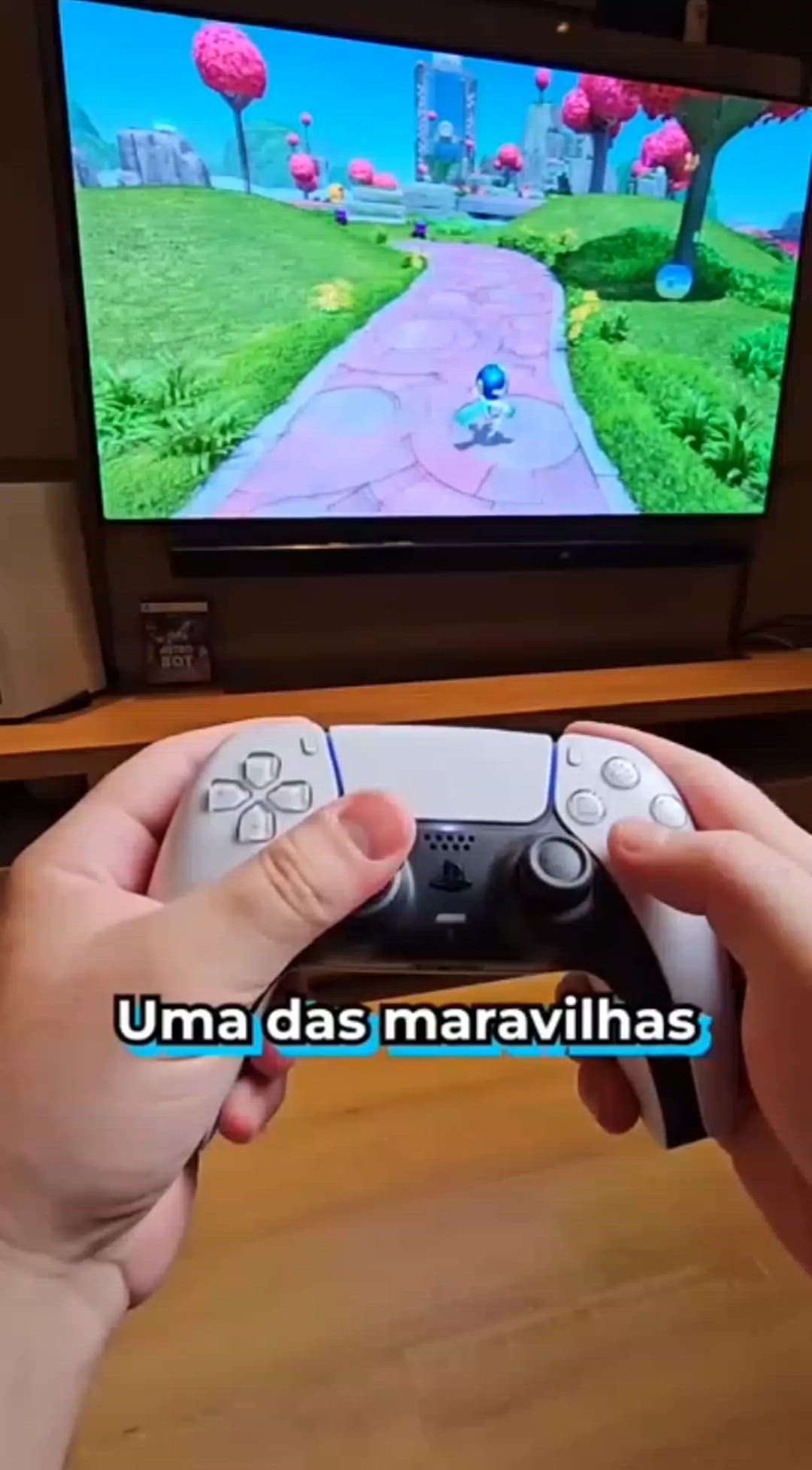 Controle Joystick Sem Fio Sony Playstation Dualsense Branco